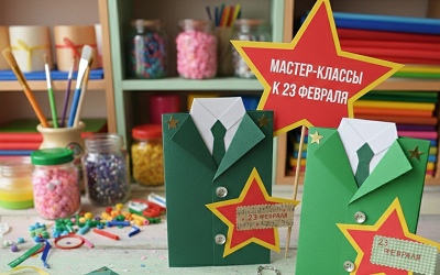 Мастер-классы к 23 февраля