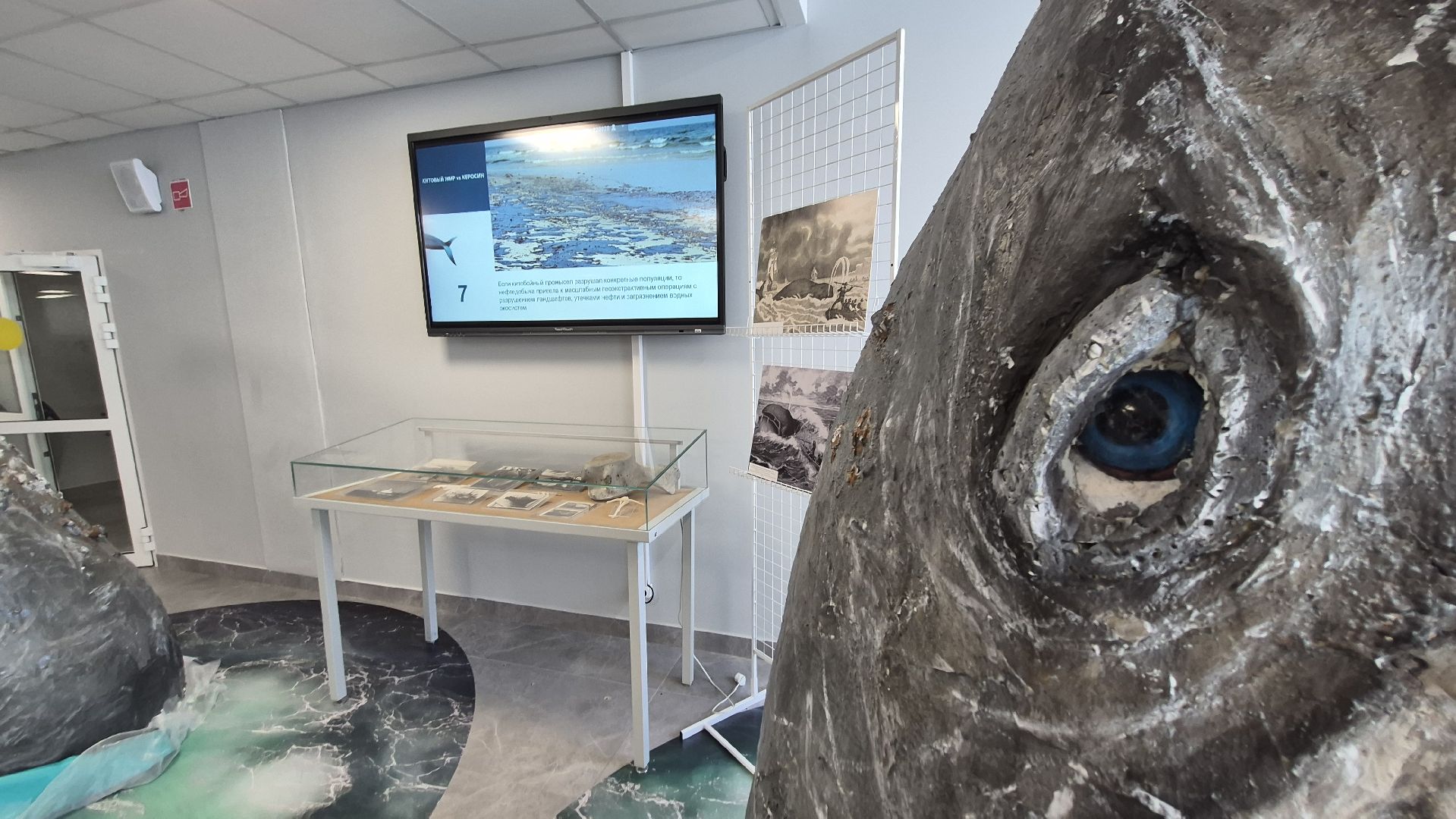 Выставка «От китов до керосина» в школе №2.