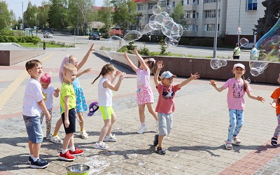 Провели праздник в День защиты детей
